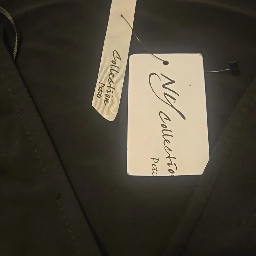 Ny Collection Womens Black Jumpsuit Size Small Petite - Picture 3 of 4